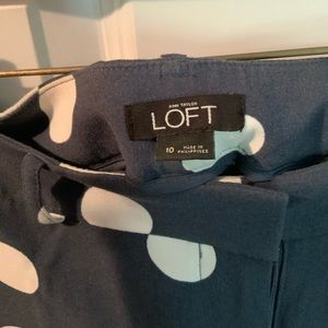 Loft - Wide Leg Crop Pant